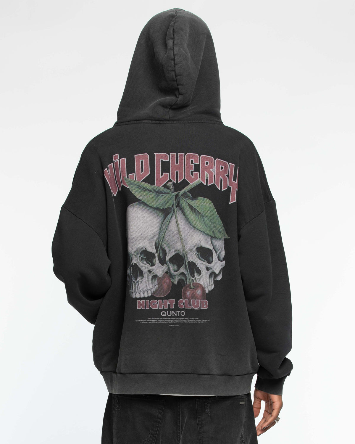 Wild Cherry Zipper Hoodie