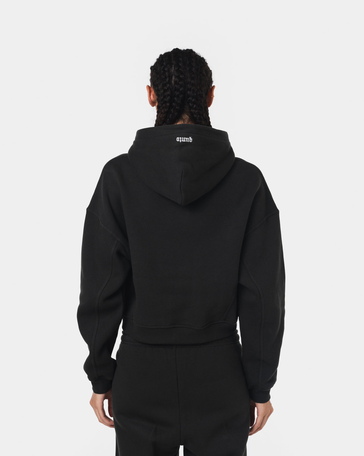 W CROPPED CARDIGAN BLACK