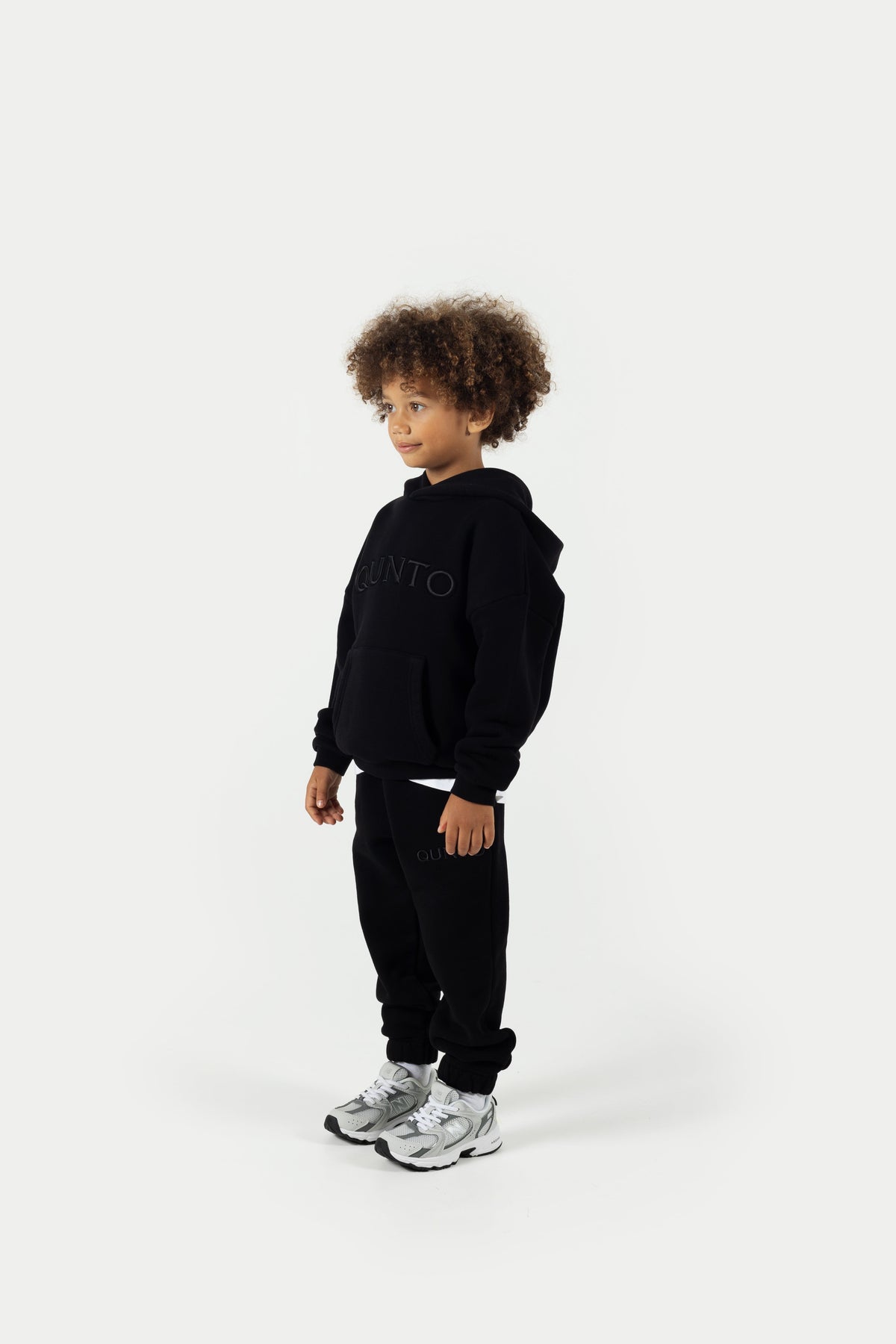 Fat Qunto Hoodie Black Kids