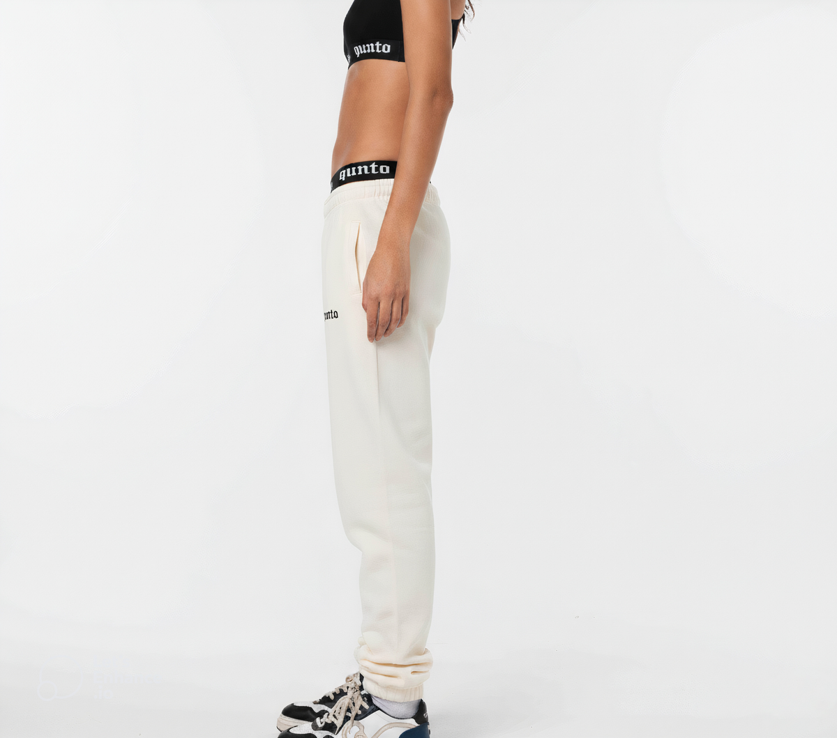 W REGULAR JOGGER CREAM