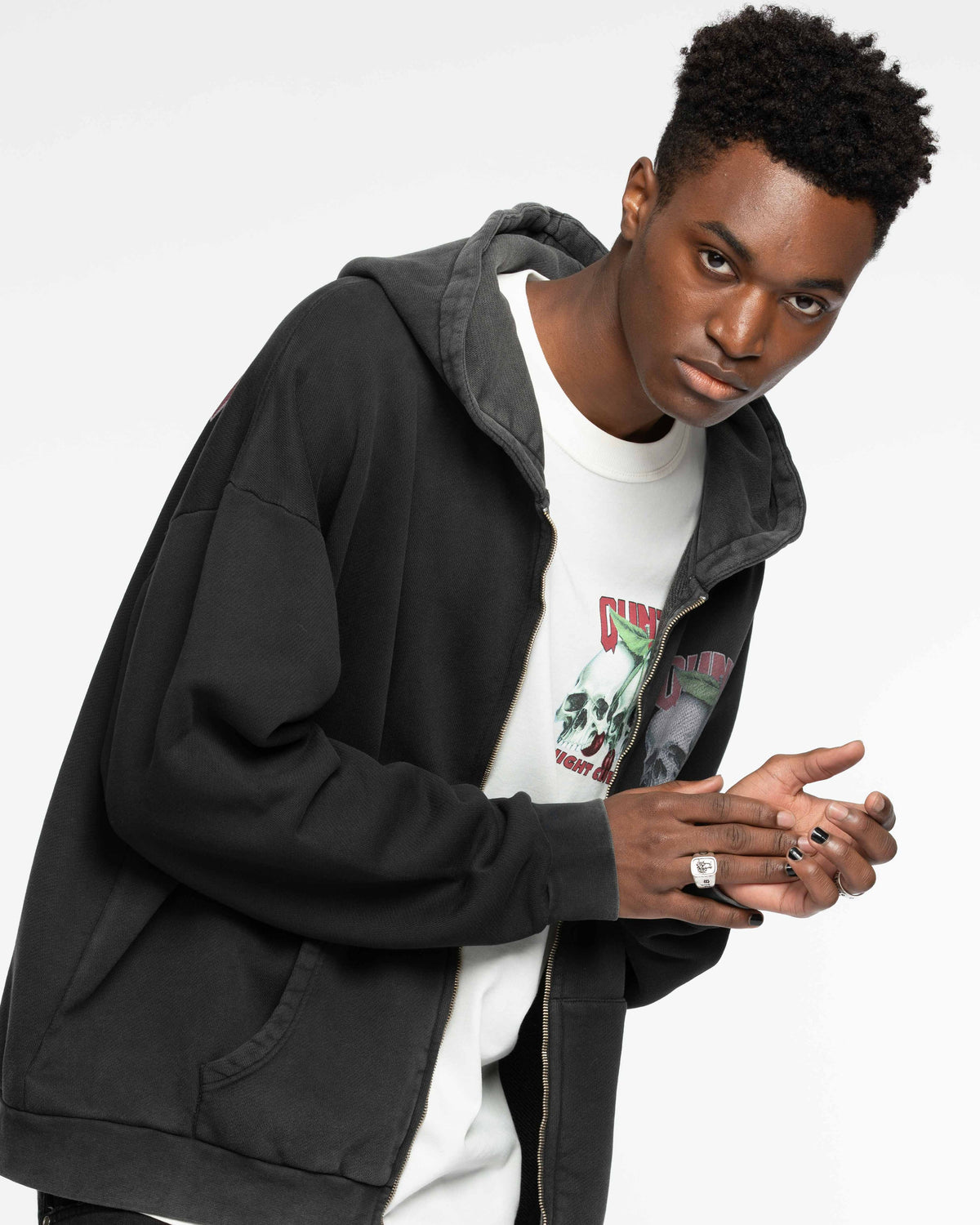 Wild Cherry Zipper Hoodie