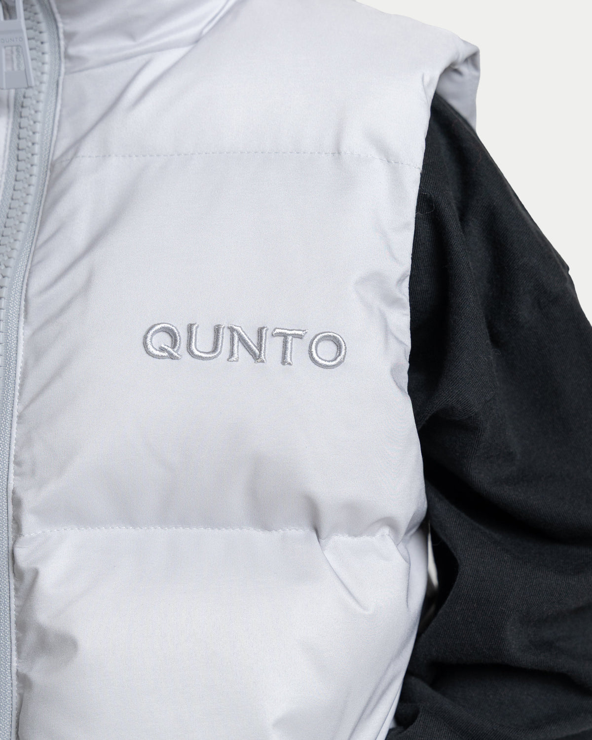 Super Puffer Vest Silver KIDS