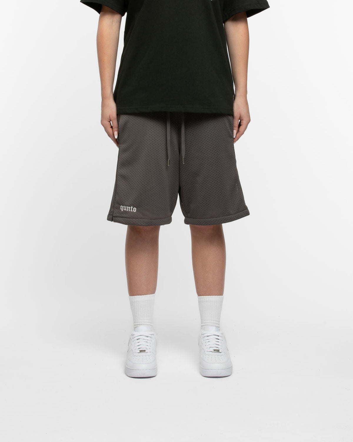 QUNTO MESH SHORTS GREY