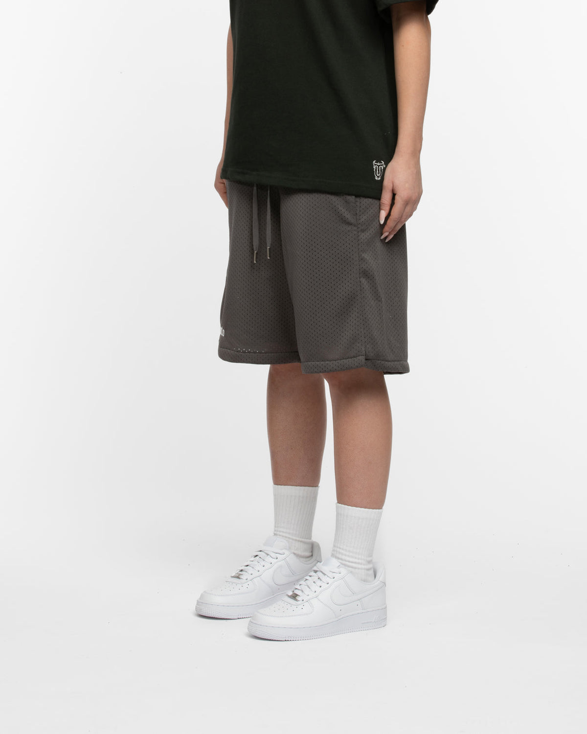 QUNTO MESH SHORTS GREY