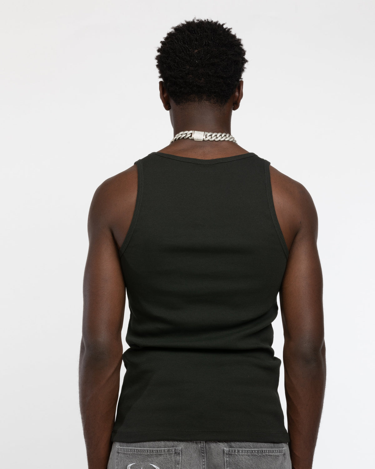 ESSENTIALS TANK TOP BLACK