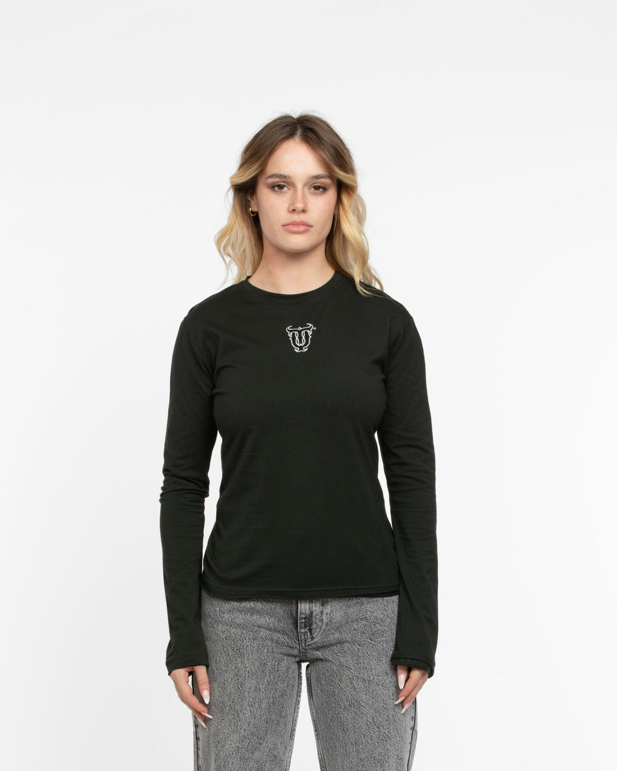 W LONGSLEEVE QUNTO BASIC BLACK