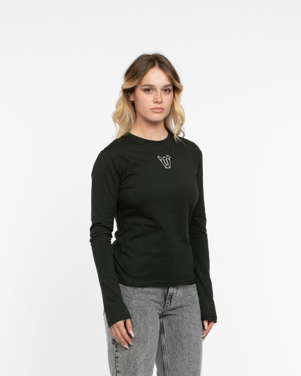 W LONGSLEEVE QUNTO BASIC BLACK