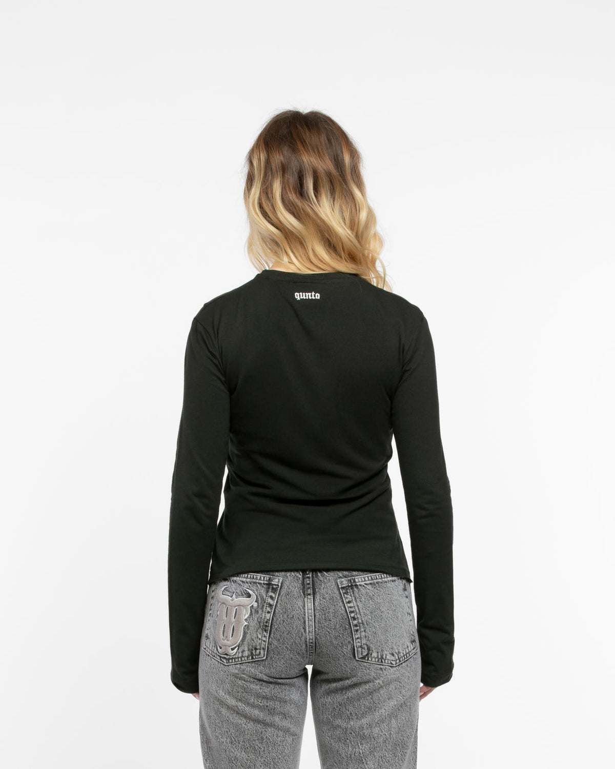 W LONGSLEEVE QUNTO BASIC BLACK