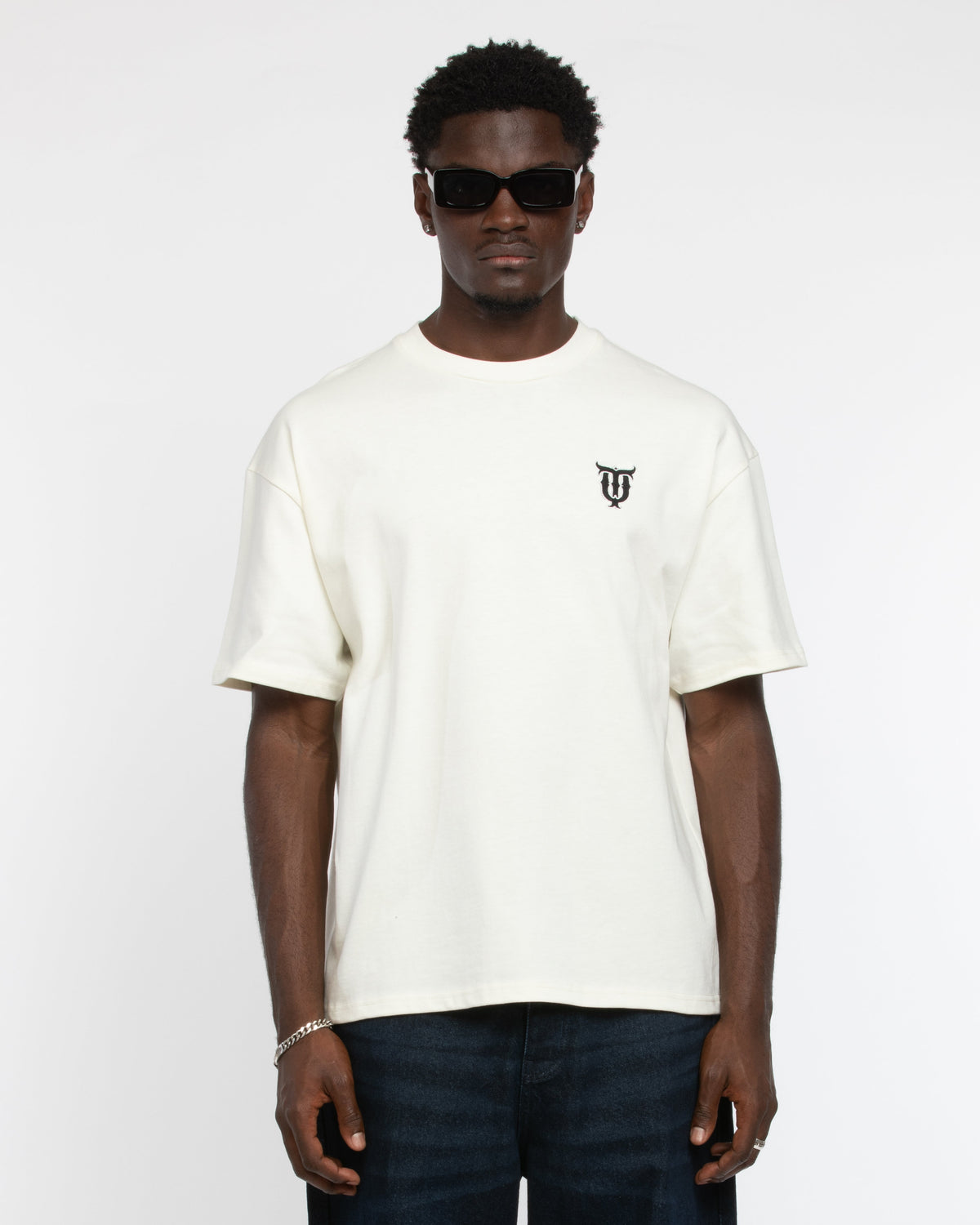 QT Logo White Tshirt