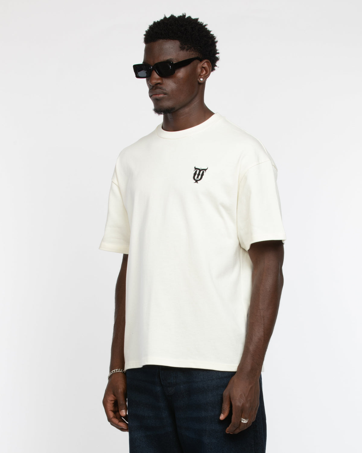 QT Logo White Tshirt