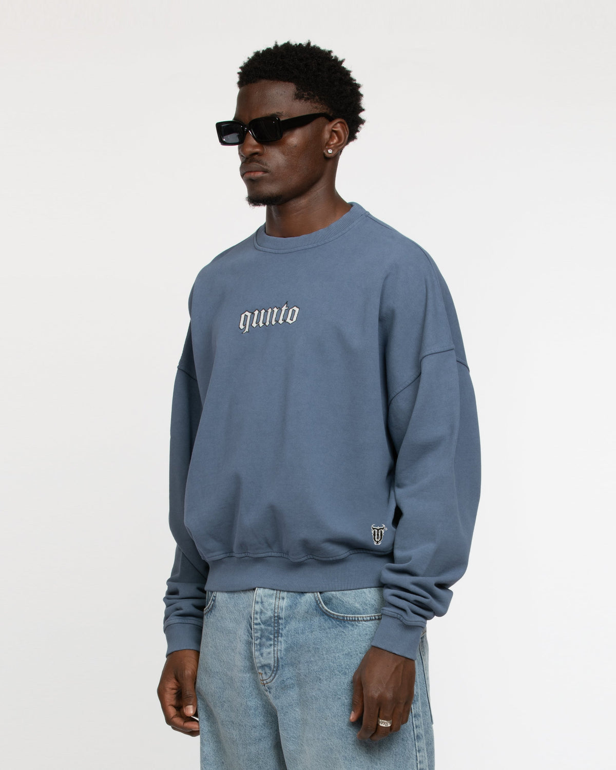 ESSENTIALS BLUE SWEATER