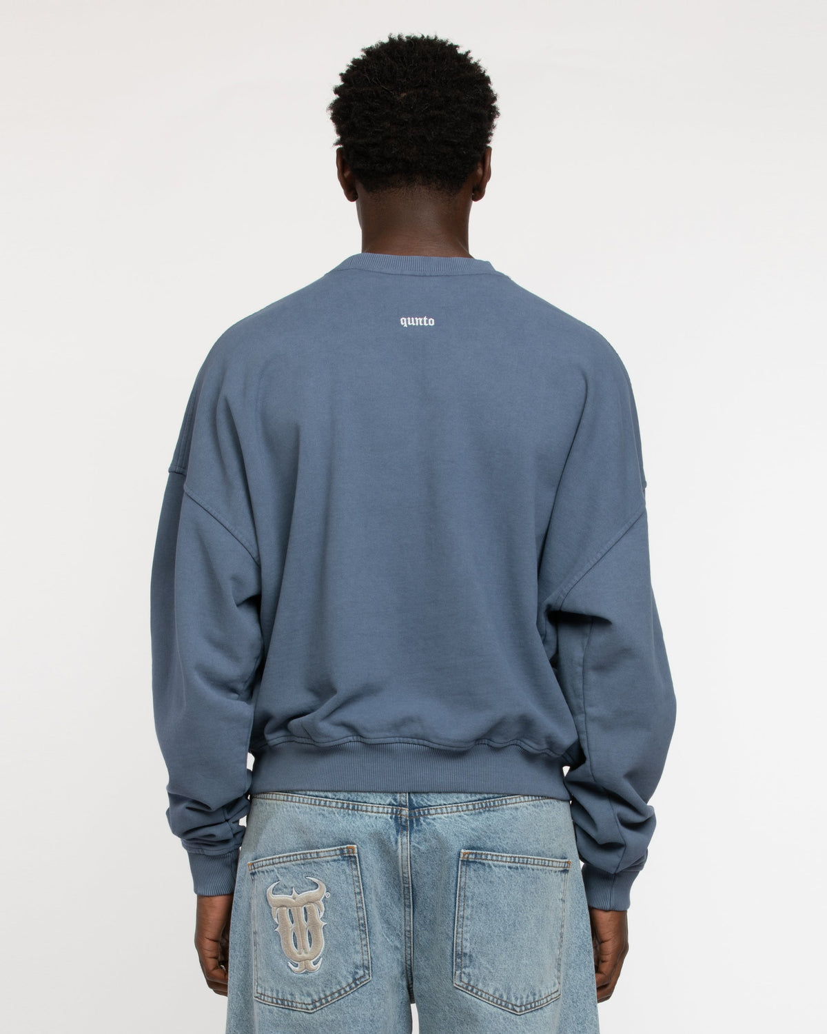 ESSENTIALS BLUE SWEATER