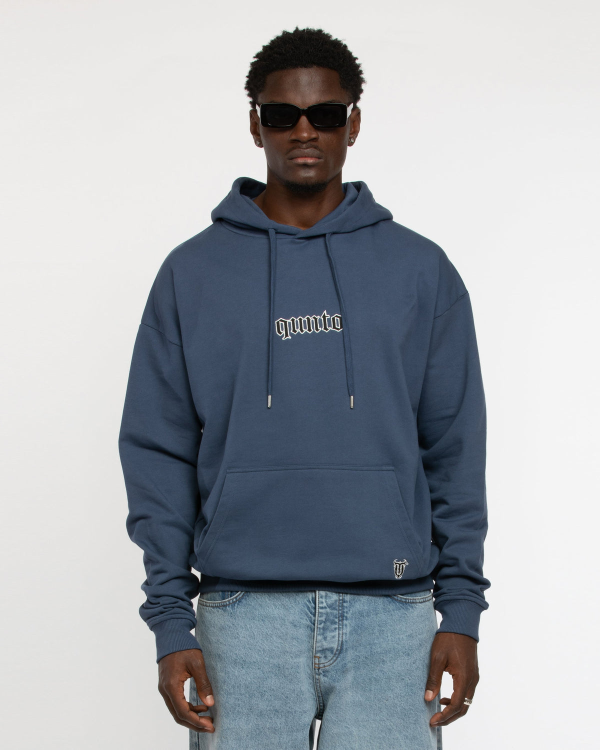 ESSENTIALS BLUE HOODIE