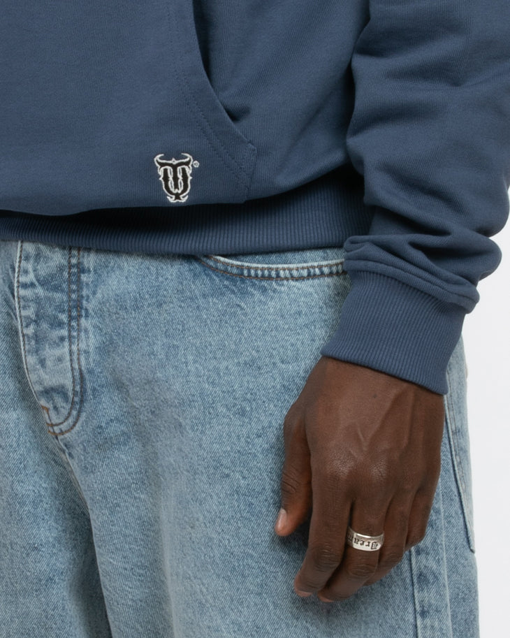 ESSENTIALS BLUE HOODIE