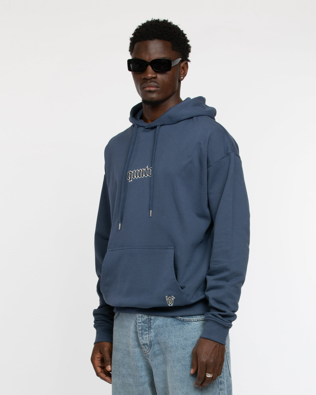 ESSENTIALS BLUE HOODIE