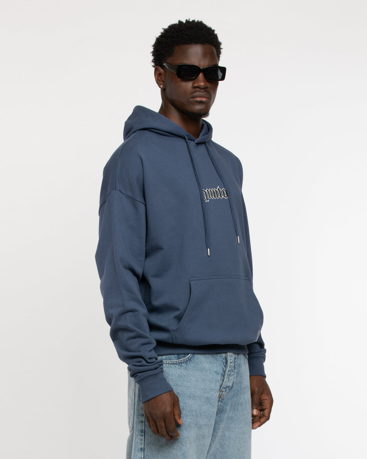 ESSENTIALS BLUE HOODIE