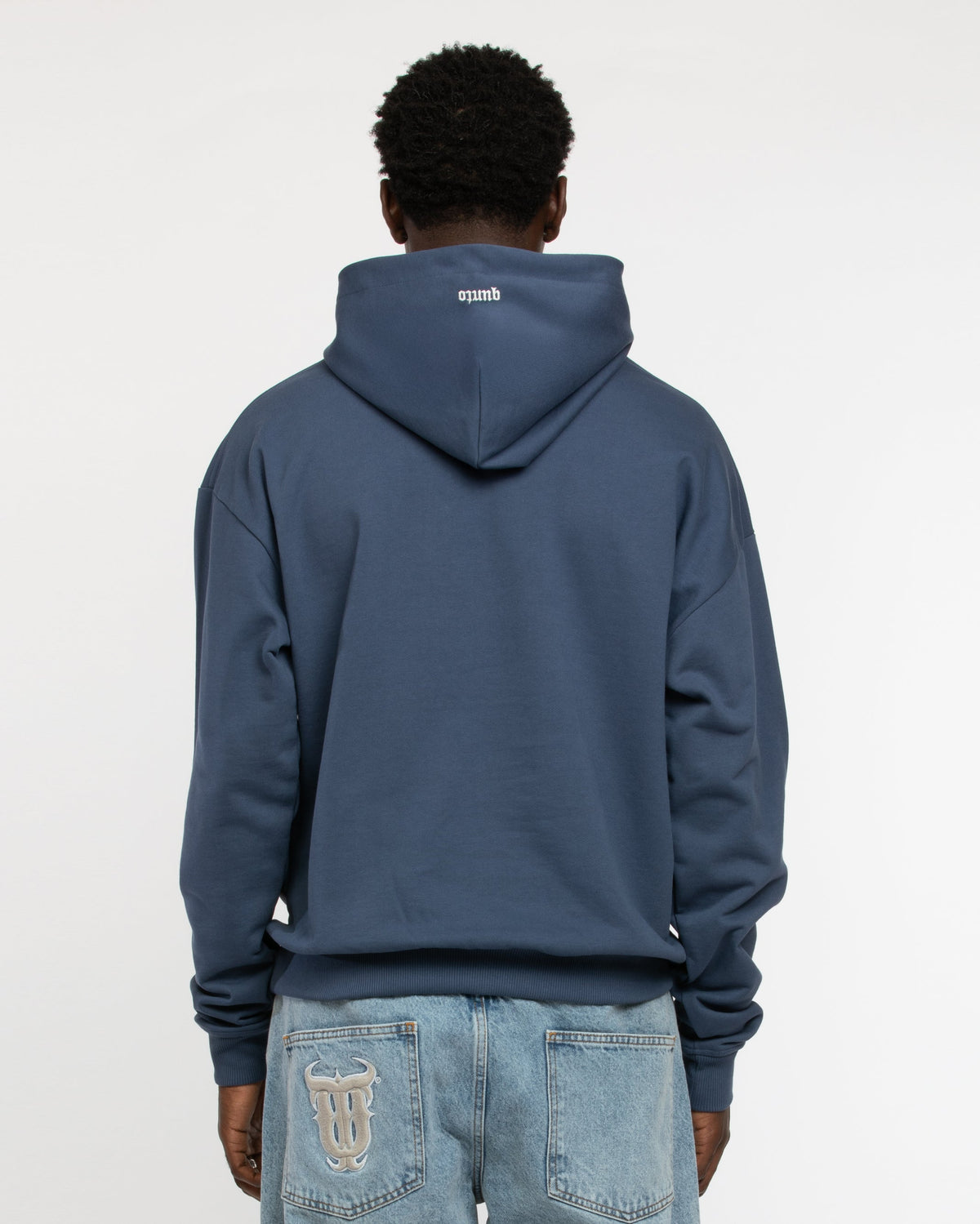 ESSENTIALS BLUE HOODIE