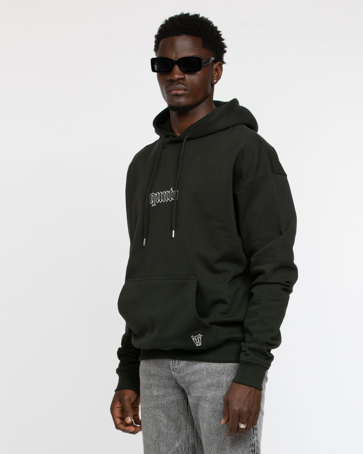 ESSENTIALS BLACK HOODIE