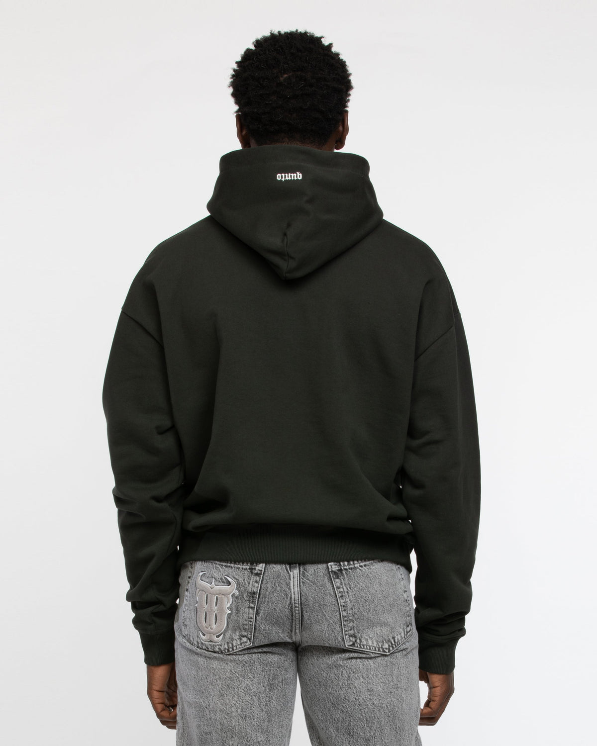 ESSENTIALS BLACK HOODIE