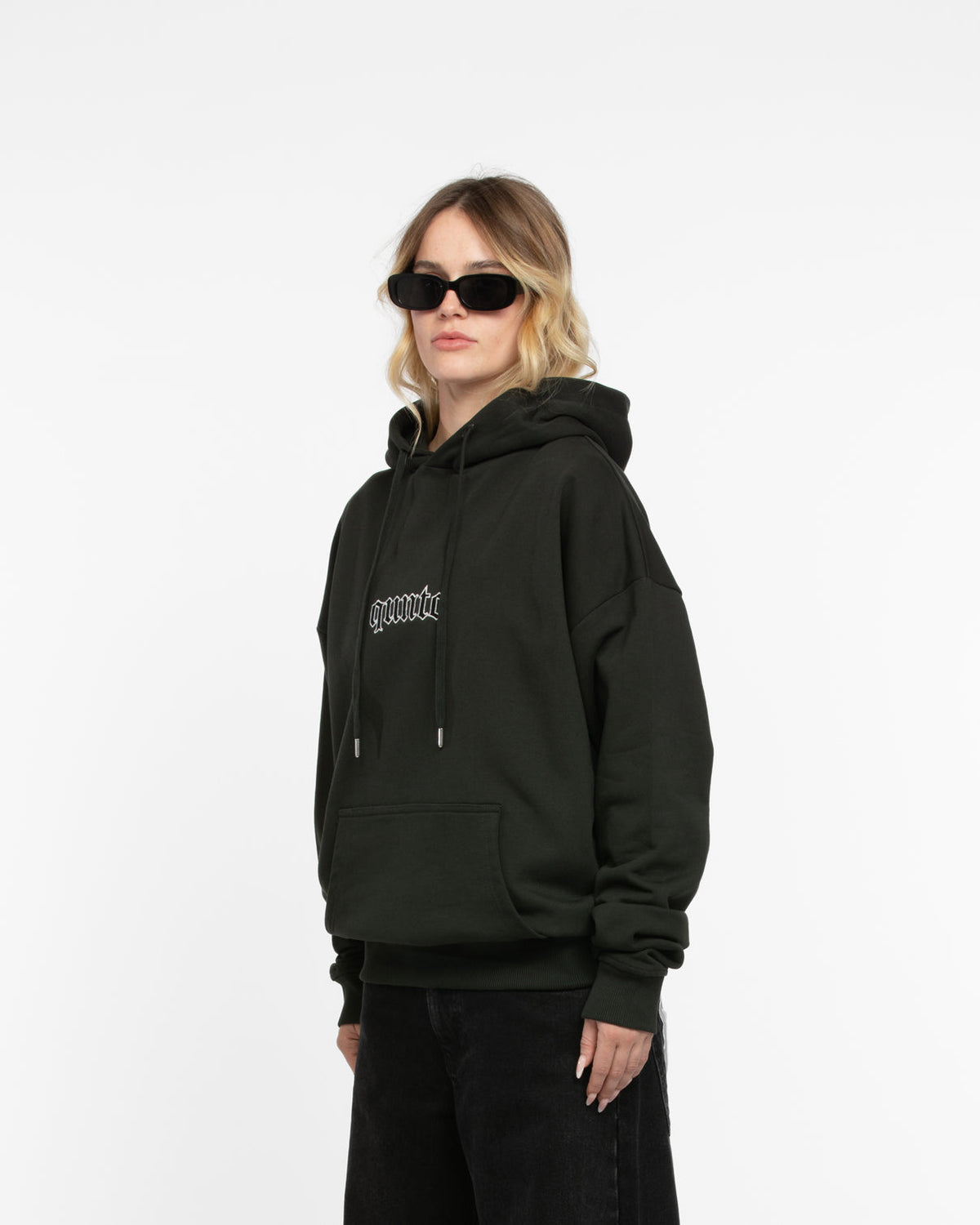 ESSENTIALS BLACK HOODIE