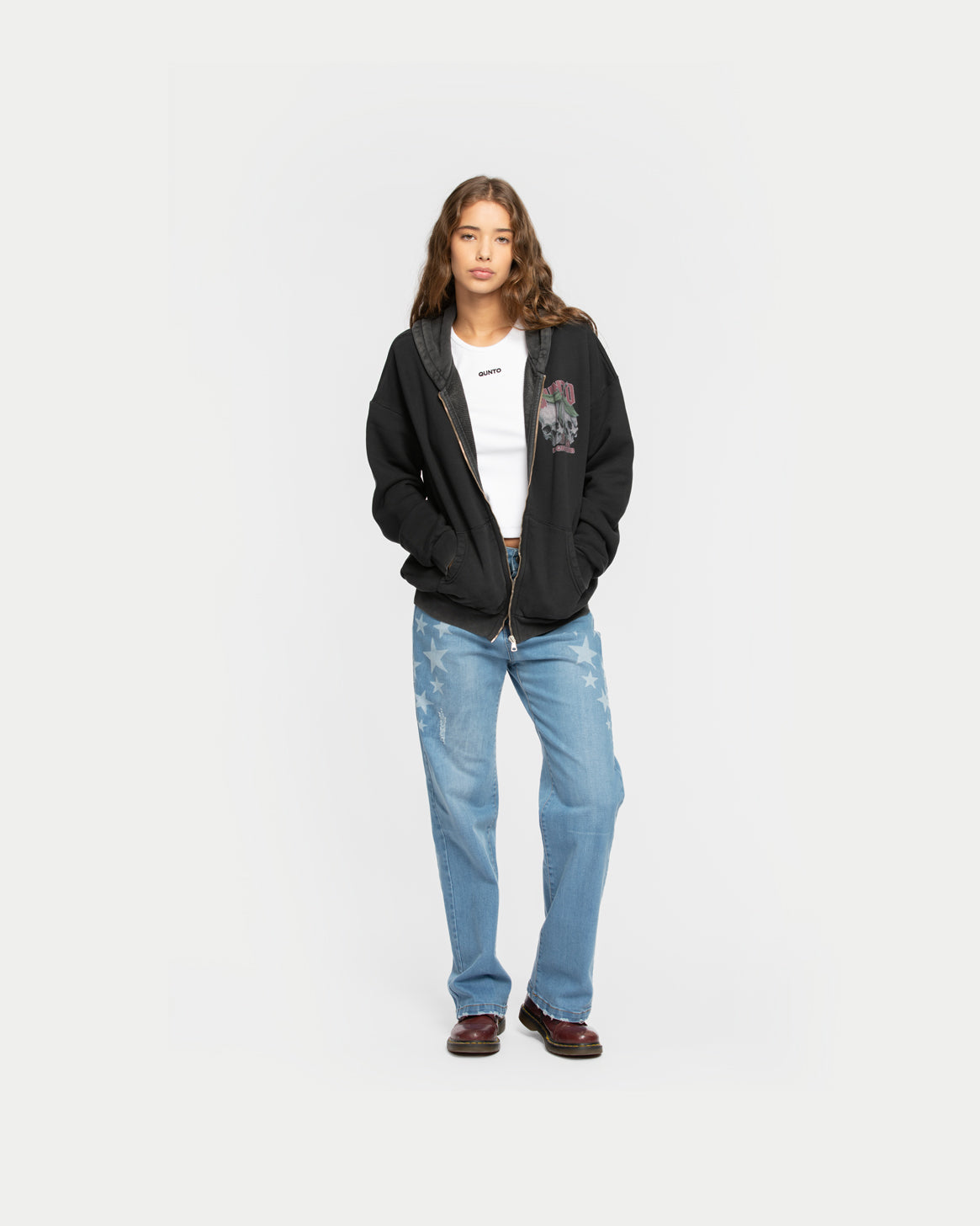 Wild Cherry Zipper Hoodie