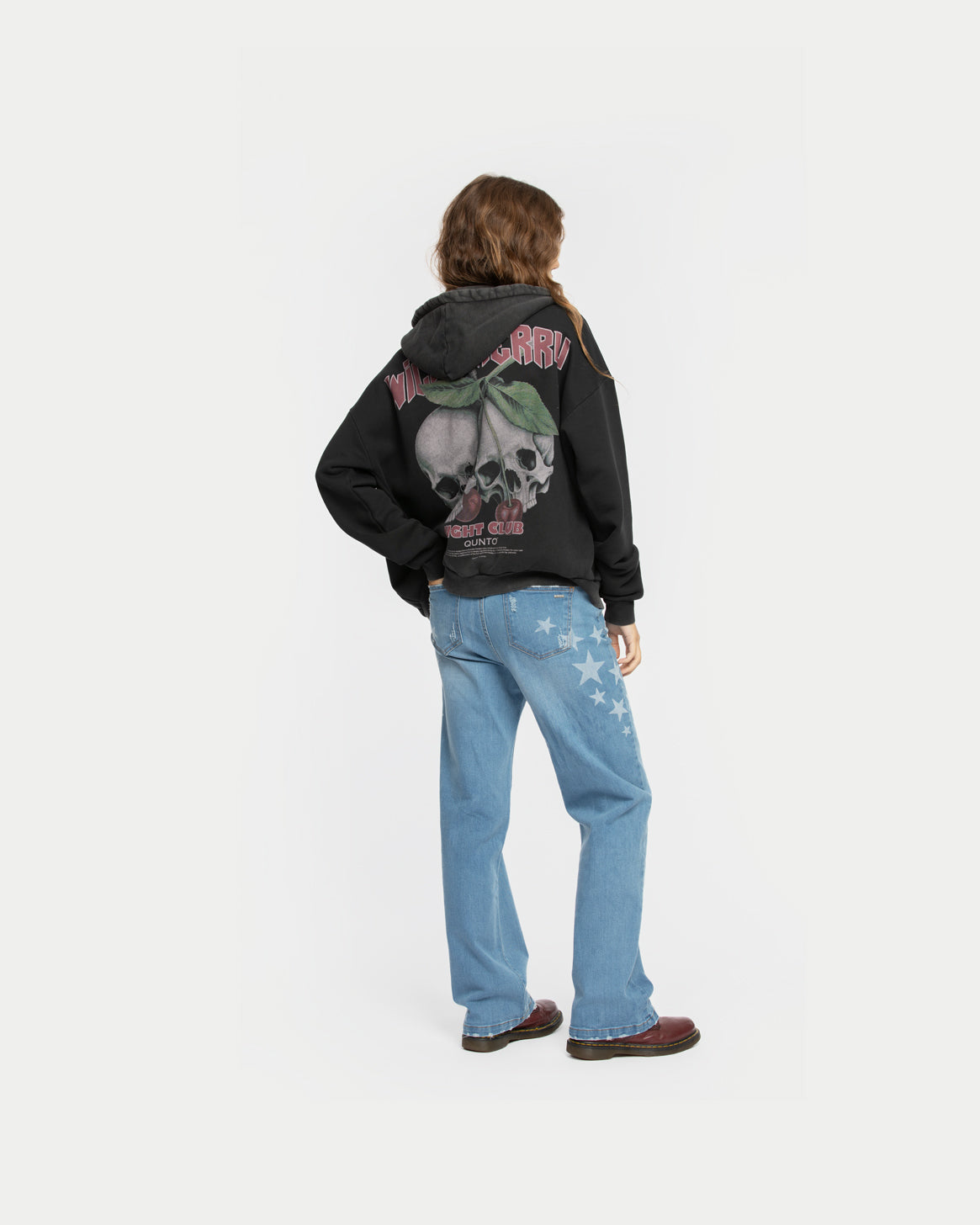 Wild Cherry Zipper Hoodie