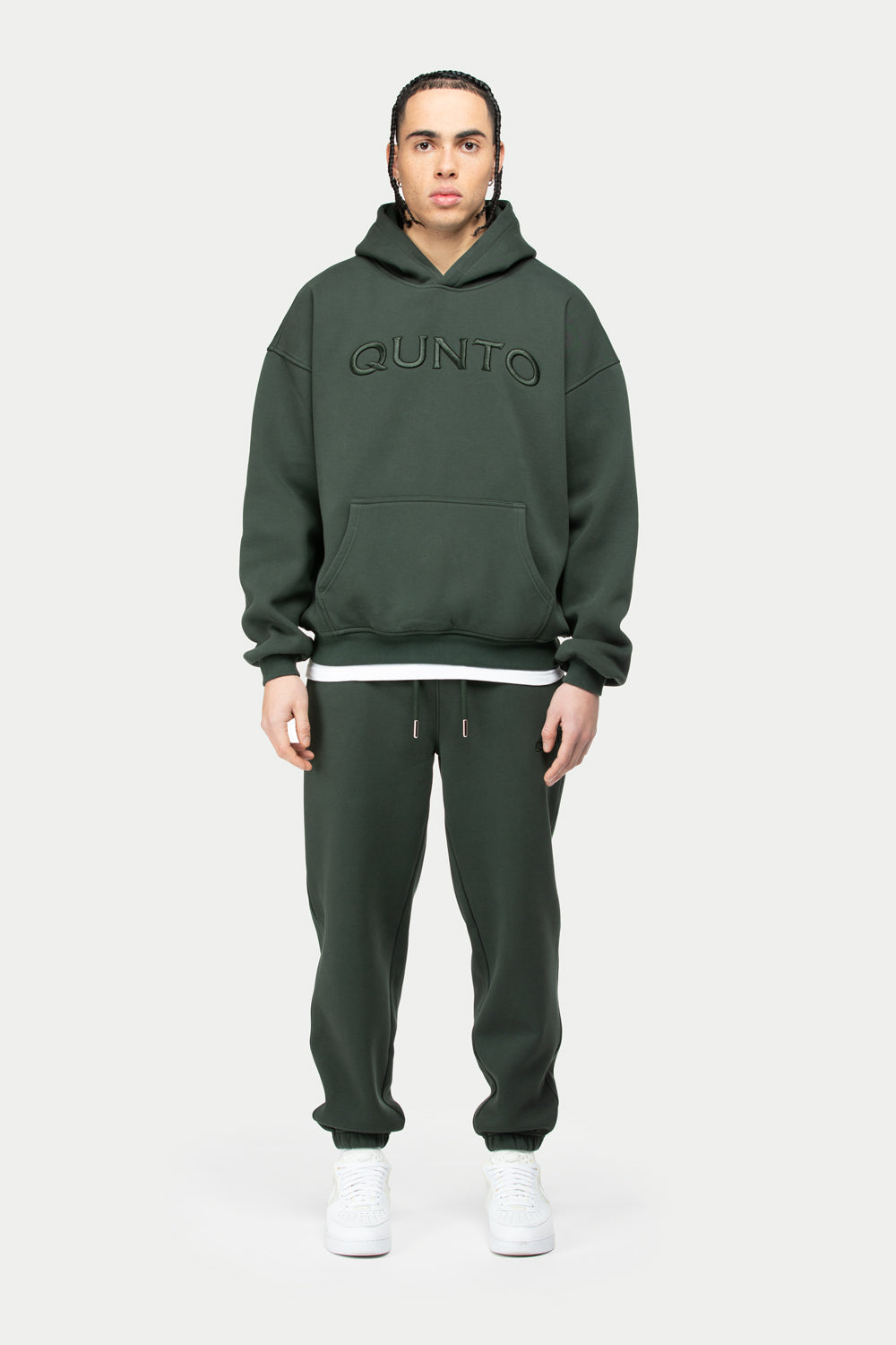 Fat Qunto Hoodie Green