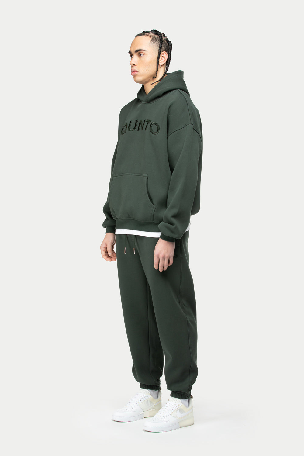 Fat Qunto Hoodie Green