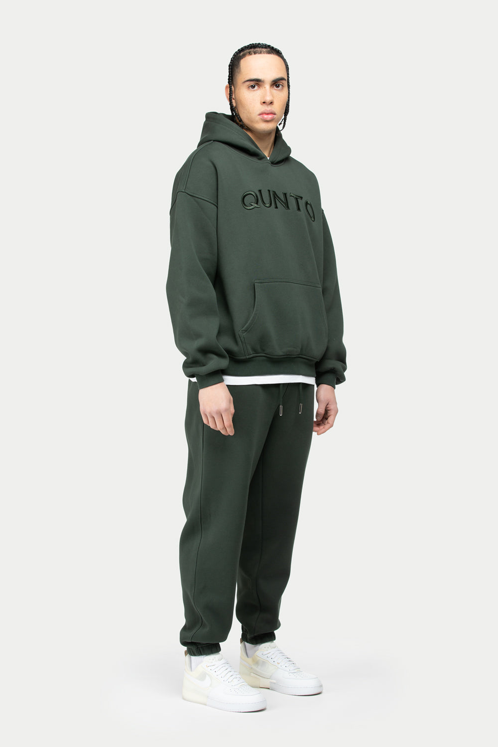 Fat Qunto Hoodie Green