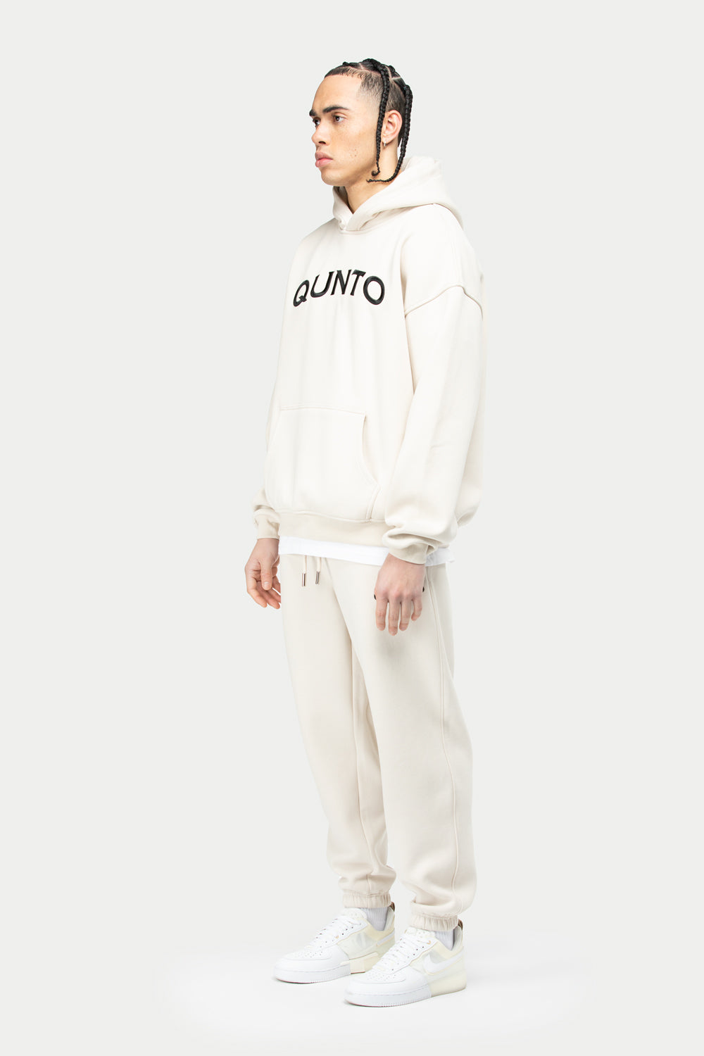 Fat Qunto Hoodie Cream