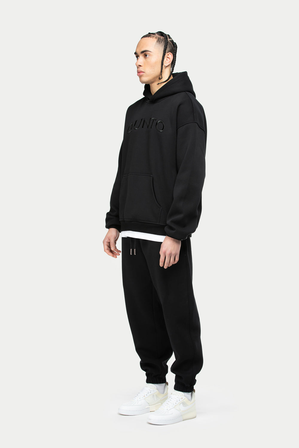 Fat Qunto Hoodie Black
