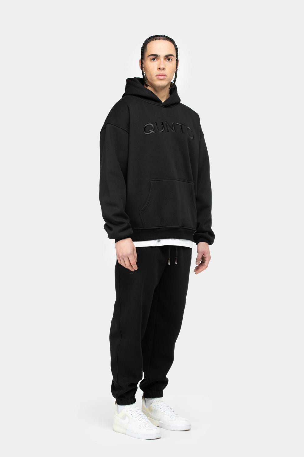Fat Qunto Hoodie Black