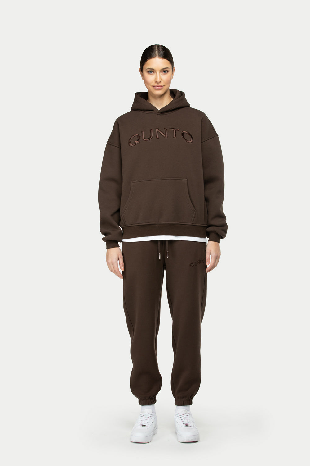 Fat Qunto Hoodie Brown