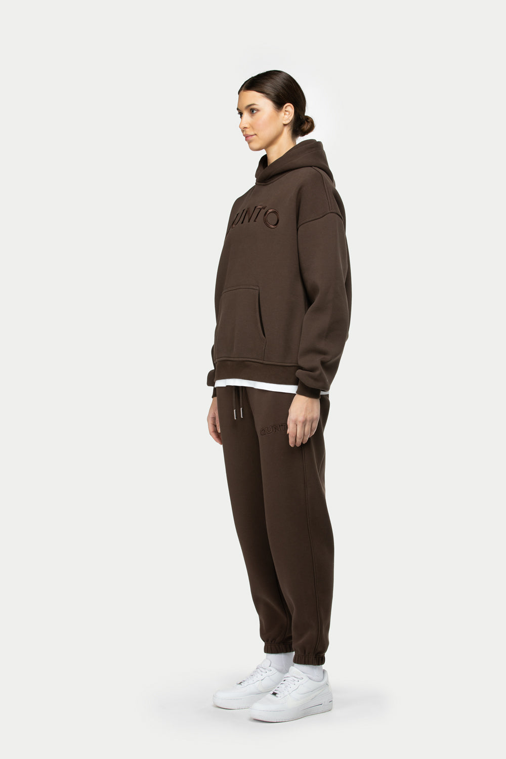 Fat Qunto Hoodie Brown