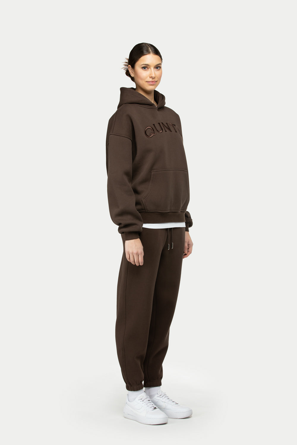 Fat Qunto Hoodie Brown