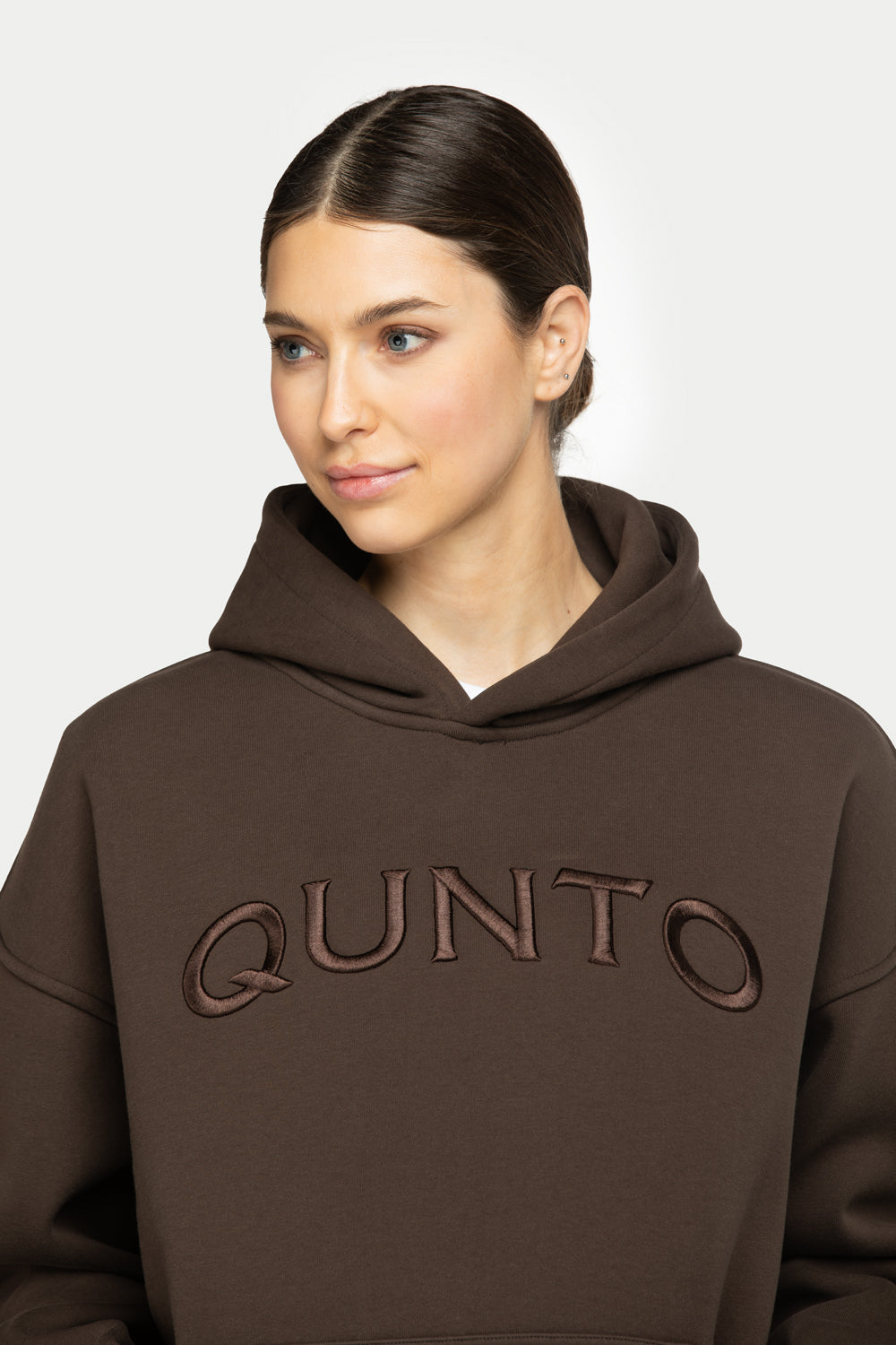 Fat Qunto Hoodie Brown