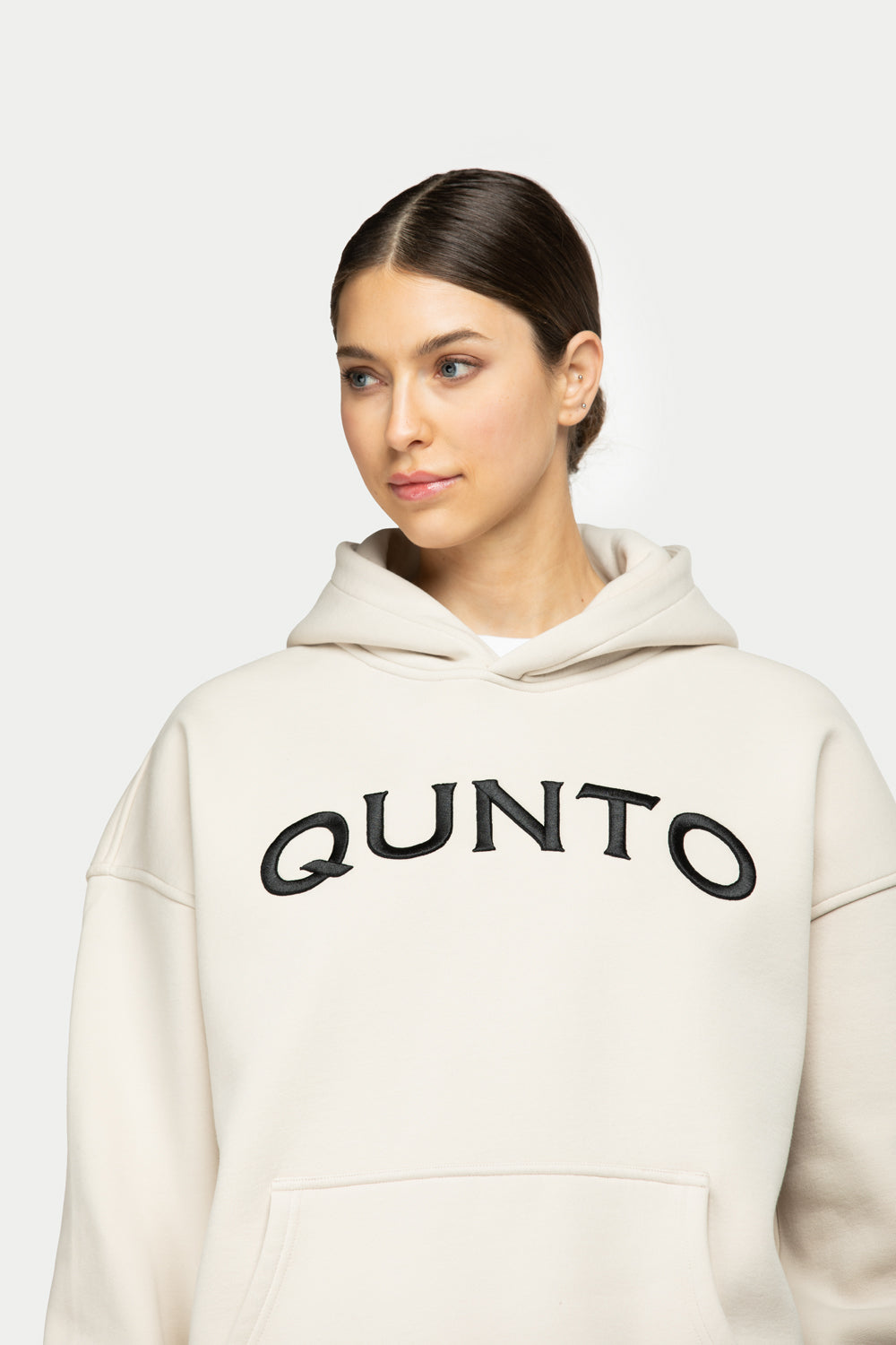 Fat Qunto Hoodie Cream