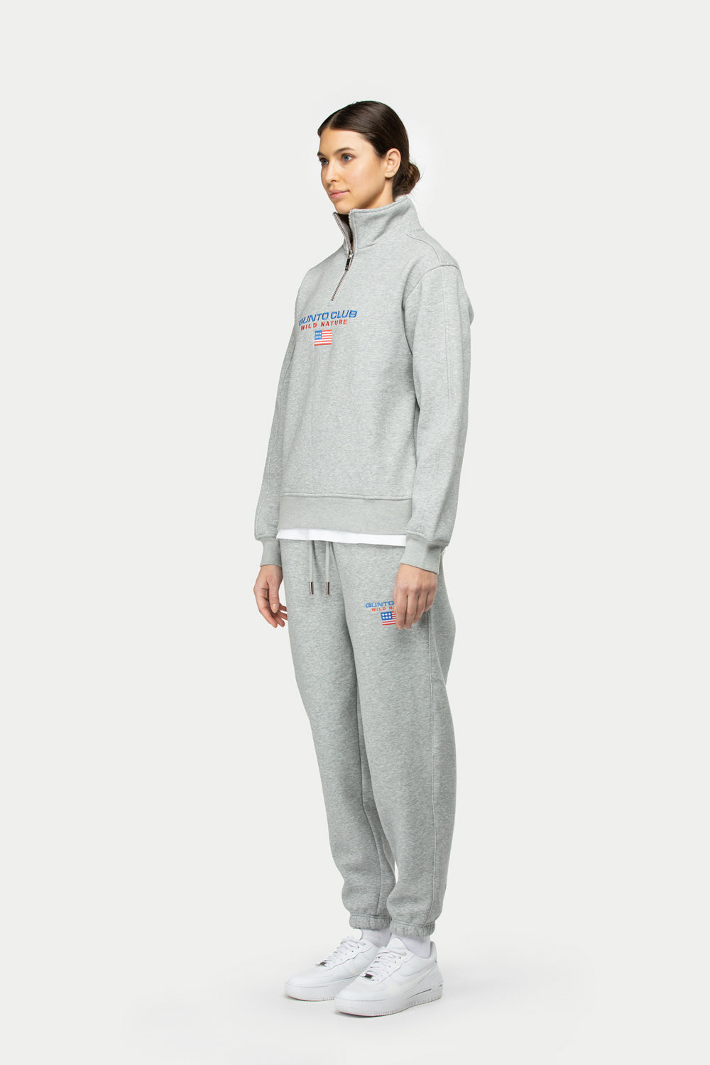 Flag Jogger Pants Grey