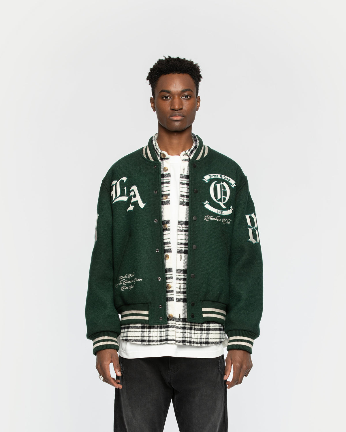 City Of Angels College Jacket Green