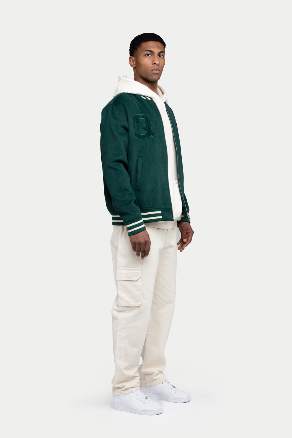 QC College Jacket  Green