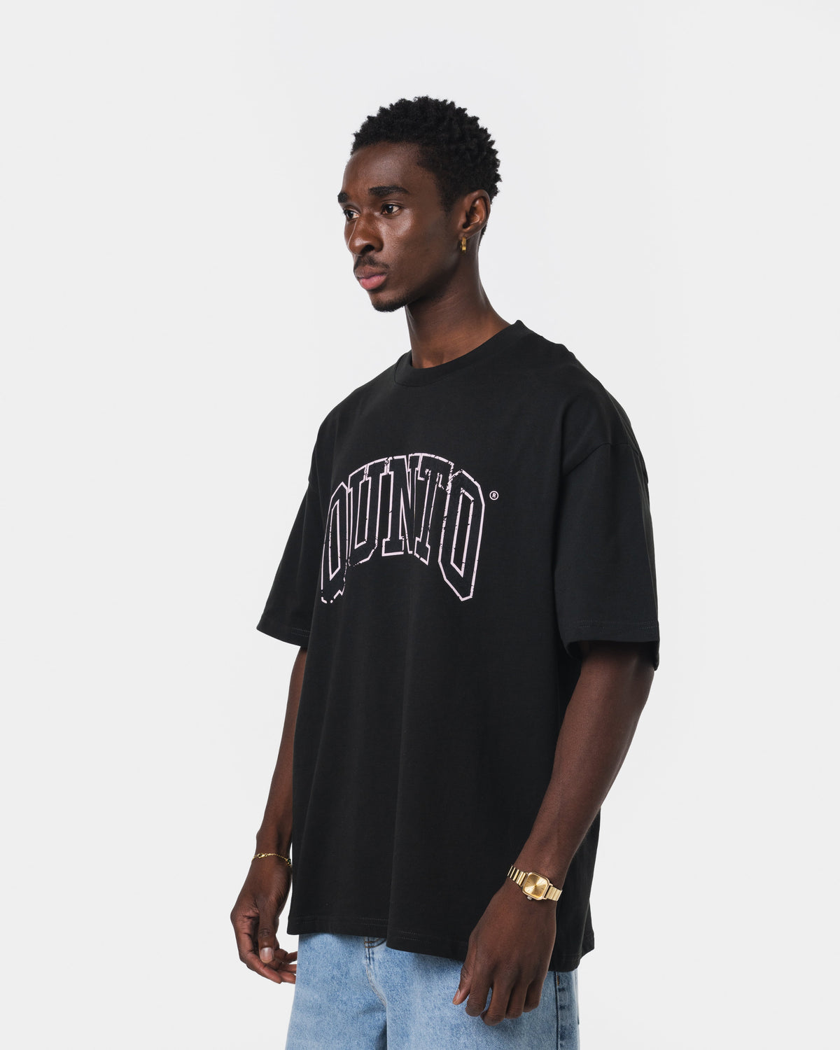 QUNTO PINK OUTLINER TSHIRT