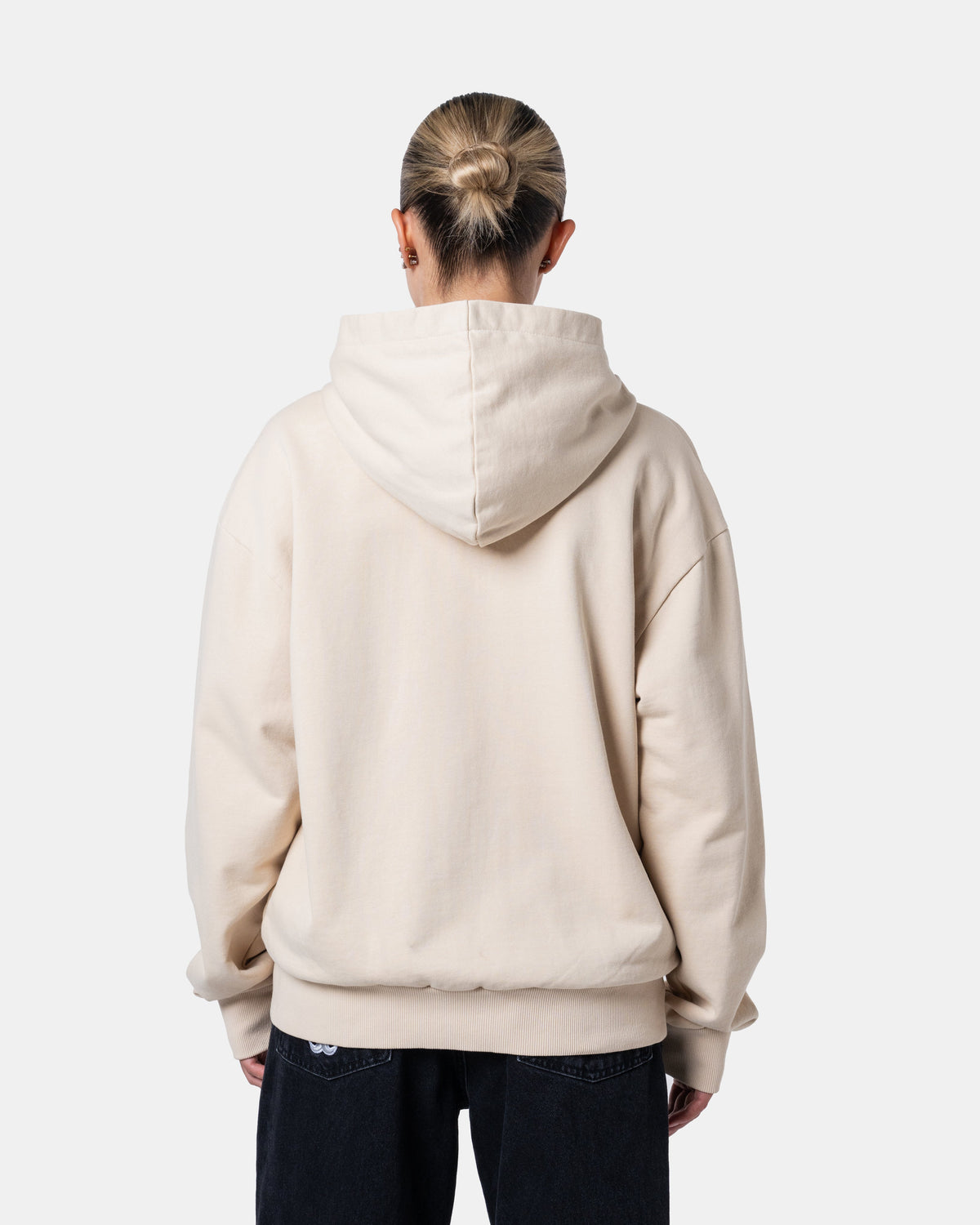 CLASSIC ZIPPER HOODIE CREAM