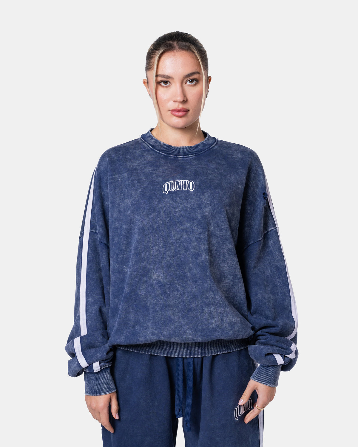 PIPES SWEATER BLUE