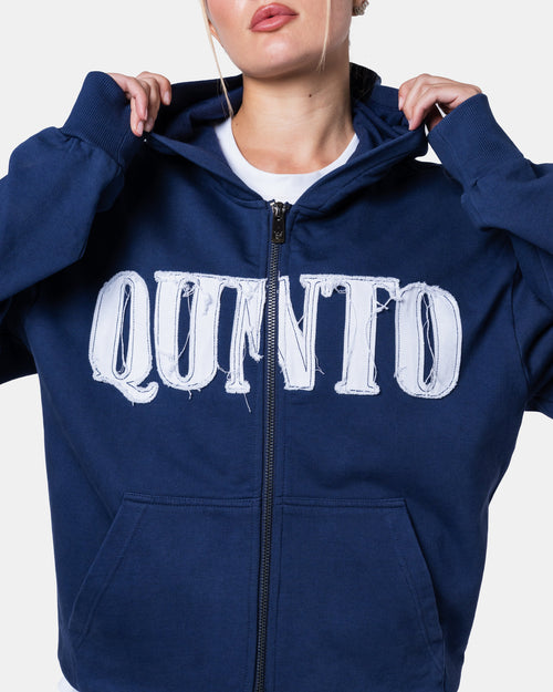 CLASSIC ZIPPER HOODIE BLUE
