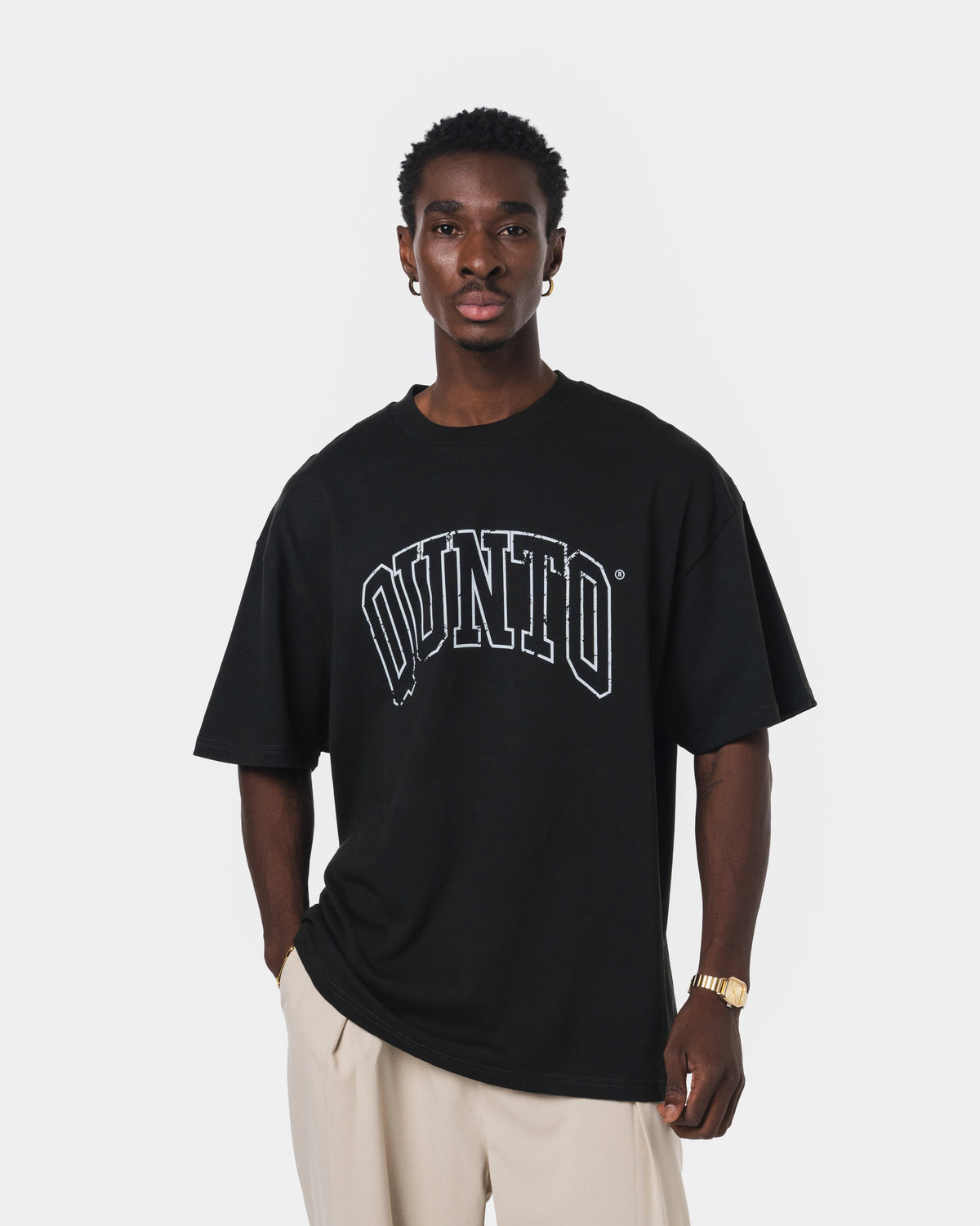 QUNTO BLUE OUTLINER TSHIRT