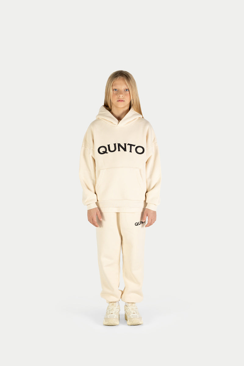 Fat Qunto Hoodie Cream Kids